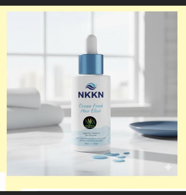 NKKN Ocean Fresh Hair Elixir: Unlock Ocean-Powered Hair Strength & Shine