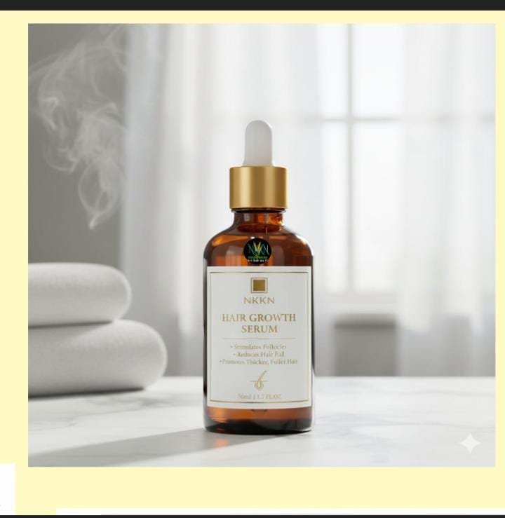 NKKN Hair Growth Serum Your Ultimate Solution for Faster, Thicker & Healthier Hair Growth