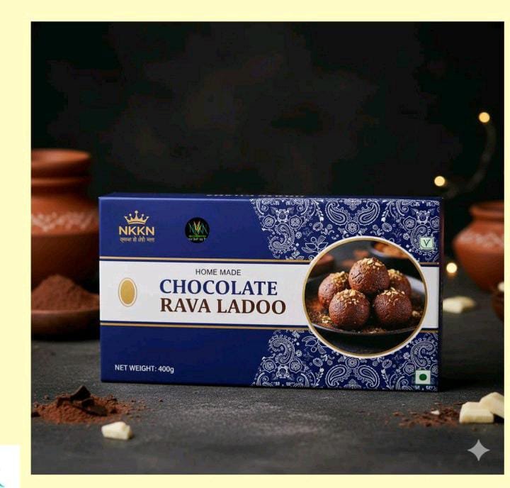 Chocolate Rawa Laddu A Rich Melt-in-the-Mouth Delight by NKKN