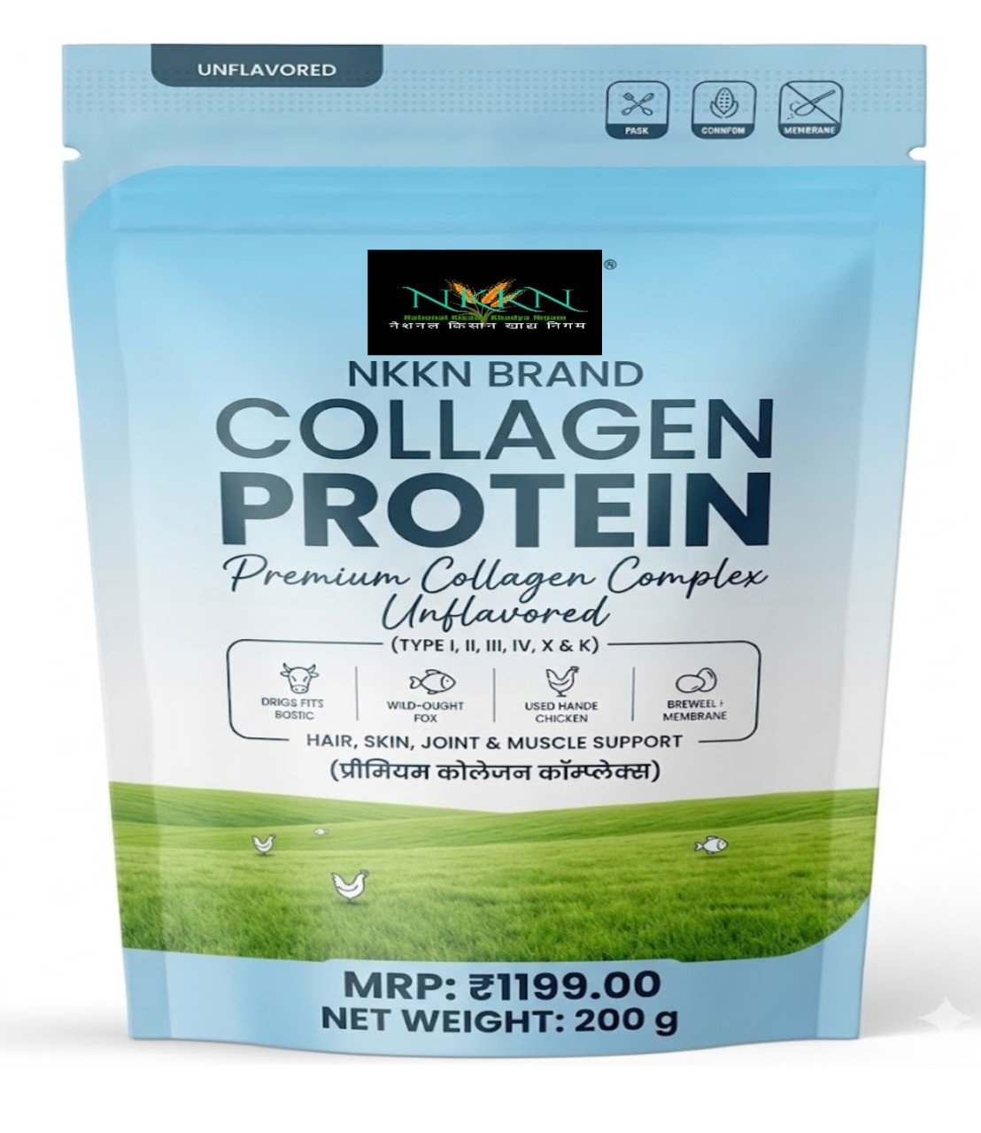 NKKN Brand Collagen Protein – The Perfect Blend for Strength, Beauty, and Wellness