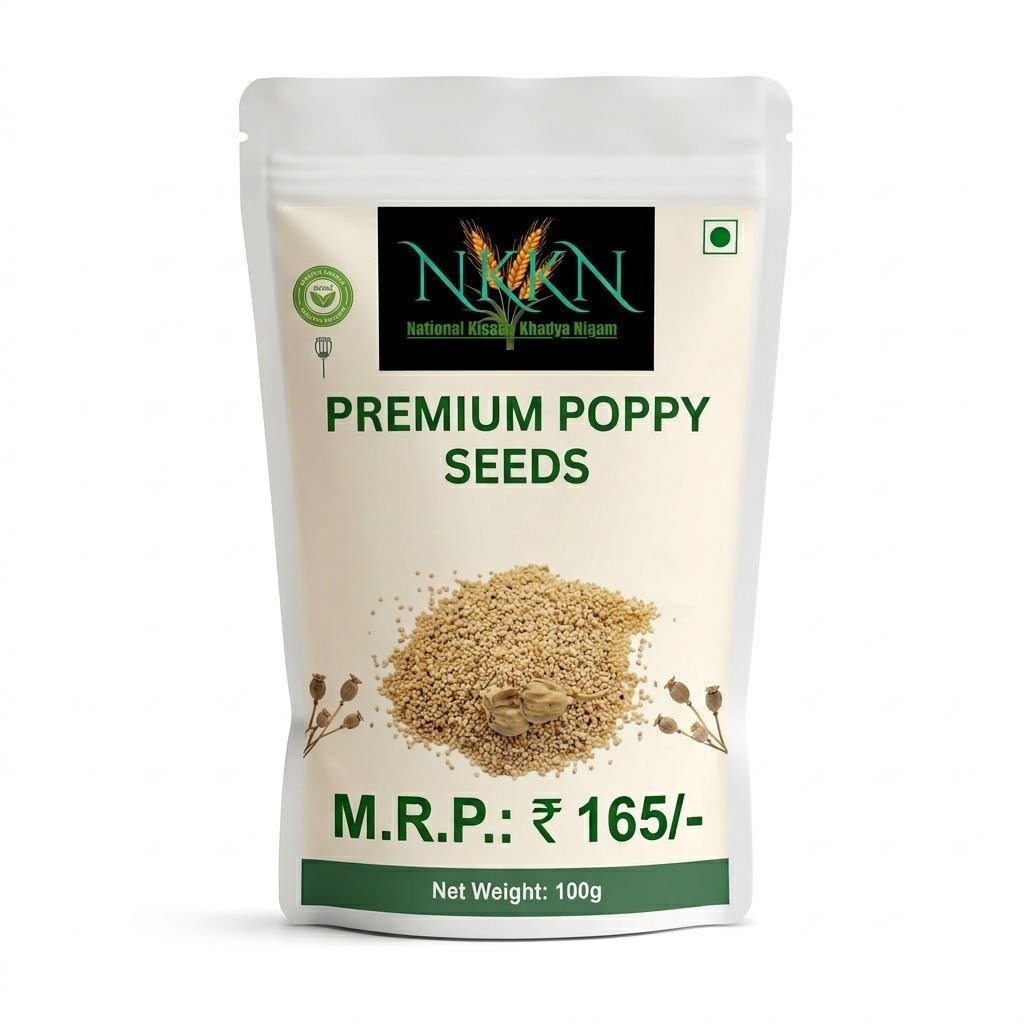 NKKN Brand Premium Poppy Seeds – A Perfect Blend of Taste, Nutrition, and Quality
